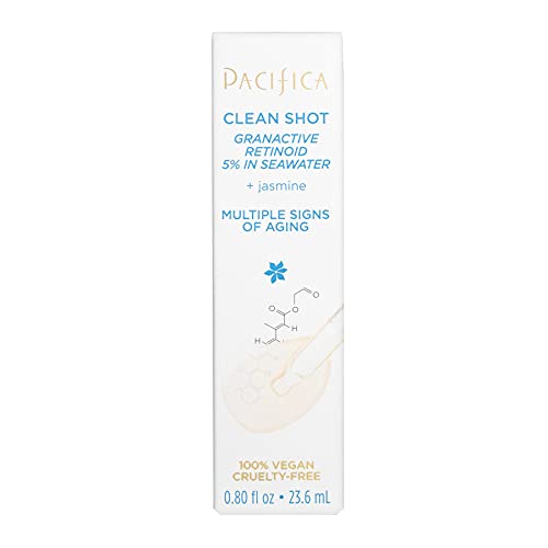 Pacifica Clean Shot serum dropper ready for daily anti-aging care.