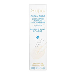 Pacifica Clean Shot serum dropper ready for daily anti-aging care.
