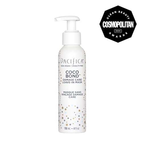 Pacifica Coco Bond application on damp hair shows even distribution for use.