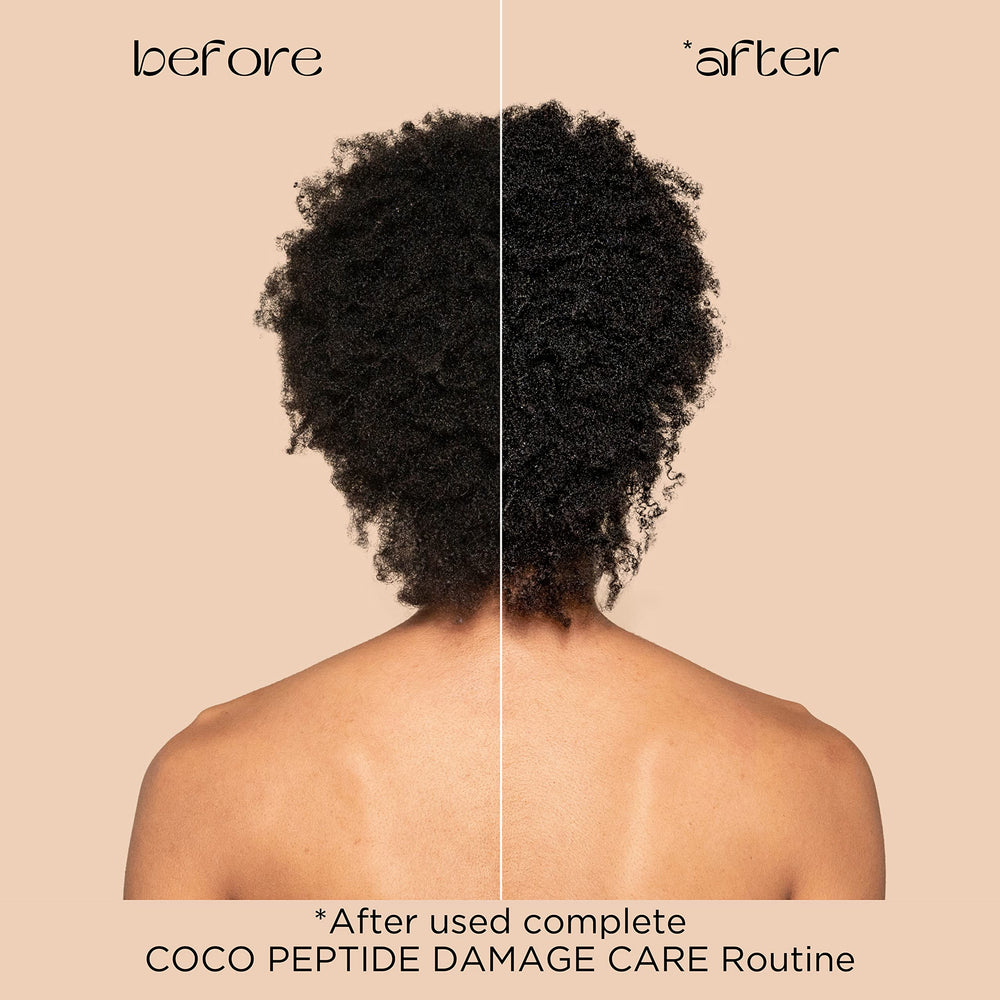 Pacifica Coco Peptide Damage Care Shampoo silicone-free formula shown on packaging