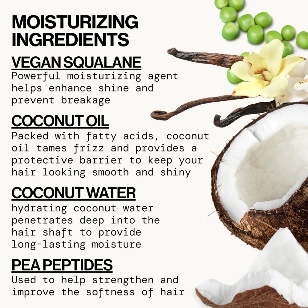 Pacifica Coconut Vanilla Conditioner eco-packaging made with post-consumer plastic.