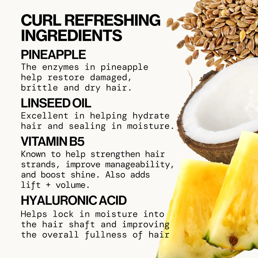 Pacifica Color-safe packaging highlights Pineapple Curls kit for color-treated hair.