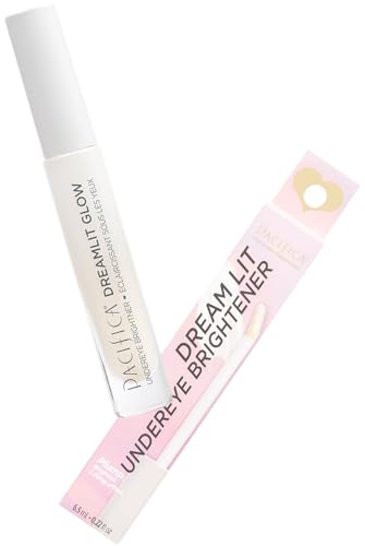 DreamLit Glow being applied under-eye for quick blend and hydration