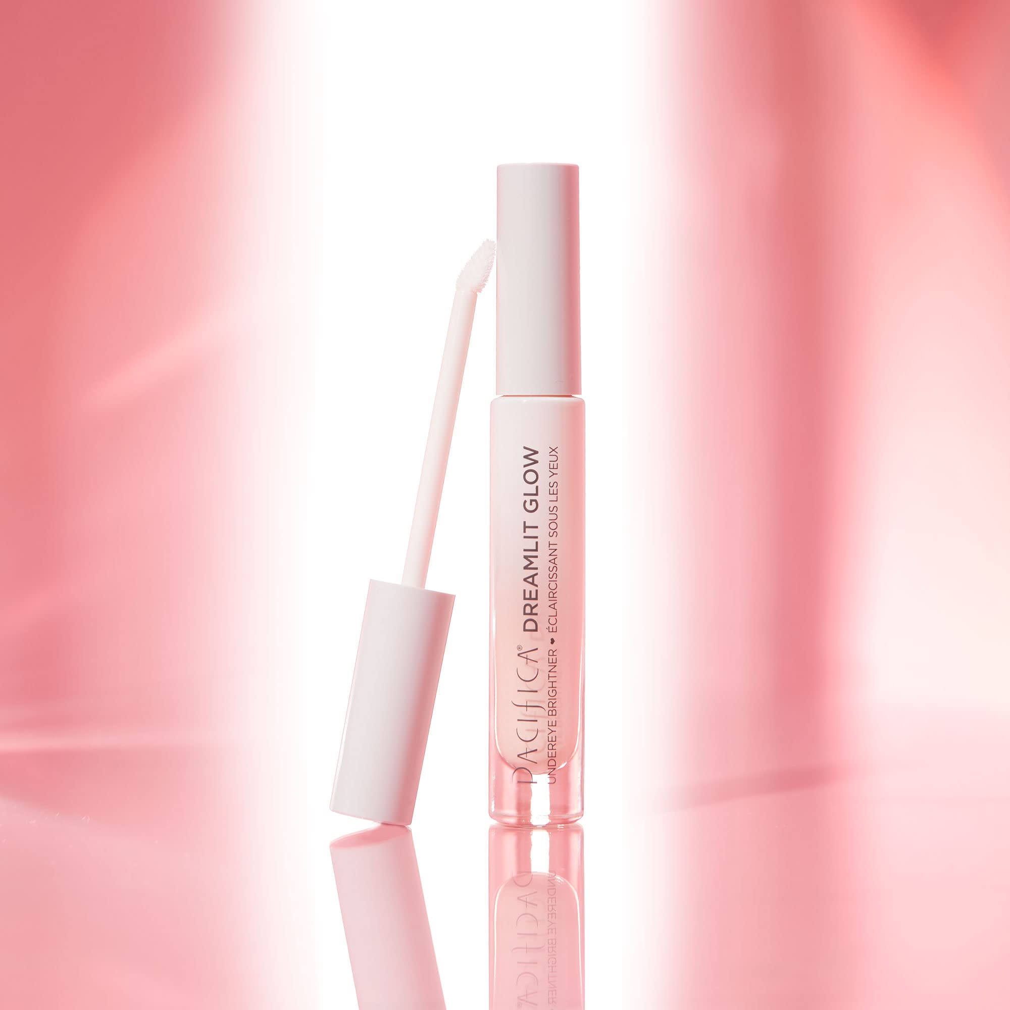 Pacifica DreamLit Glow pearlescent particles create a soft light reflection