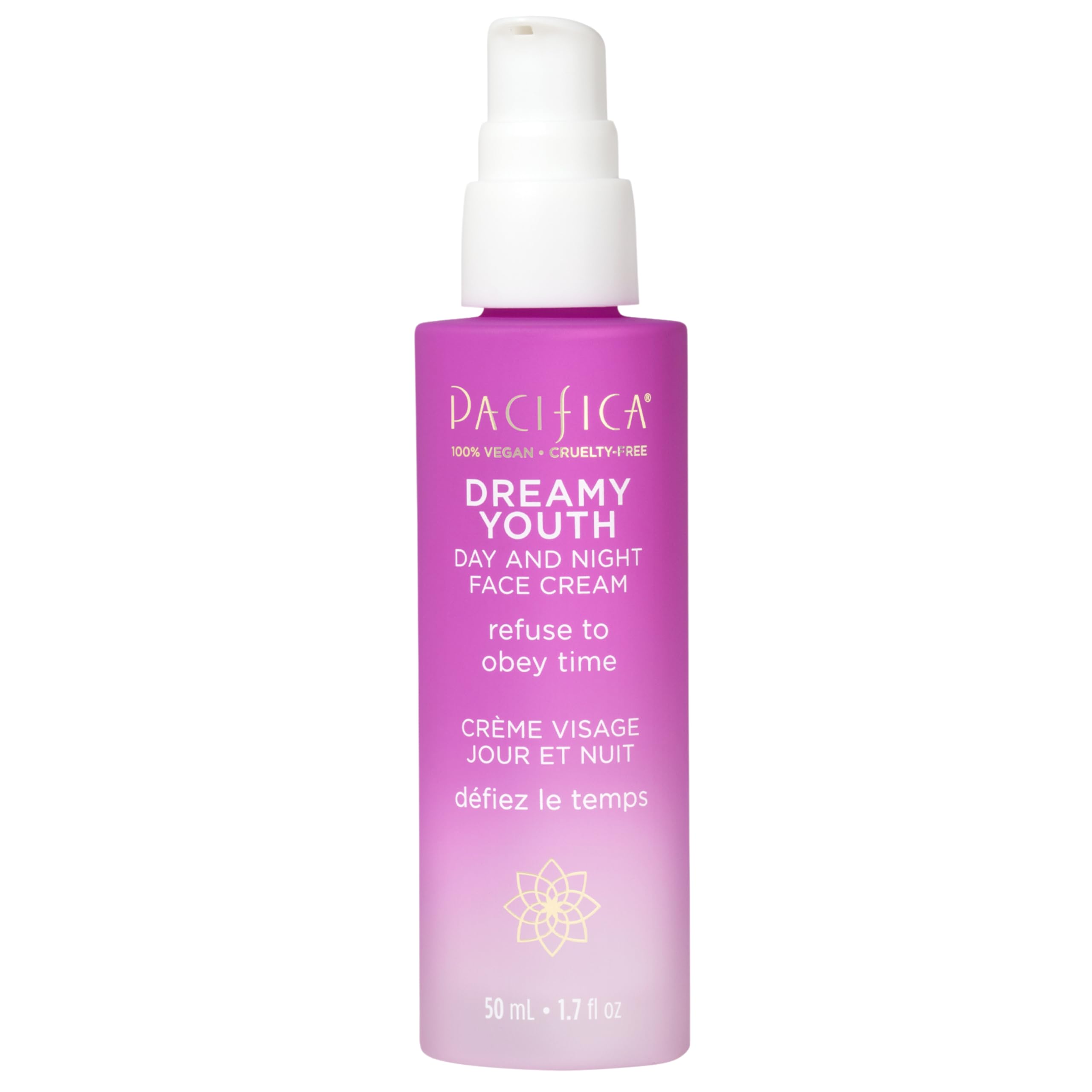 Pacifica Dreamy Youth Face Cream is suitable for day and night use.