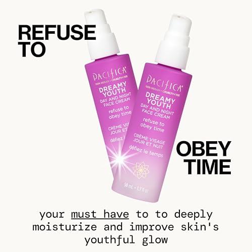 Pacifica Dreamy Youth Face Cream pump dispense for easy application.