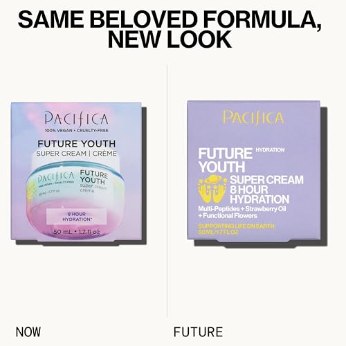 Pacifica Future Youth Super Cream jar closeup reveals creamy texture