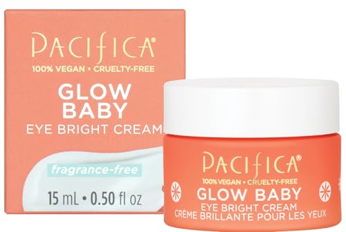 Pacifica Glow Baby Eye Cream under-eye application, smoothing skin for a refreshed, awake look