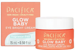 Pacifica Glow Baby Eye Cream under-eye application, smoothing skin for a refreshed, awake look