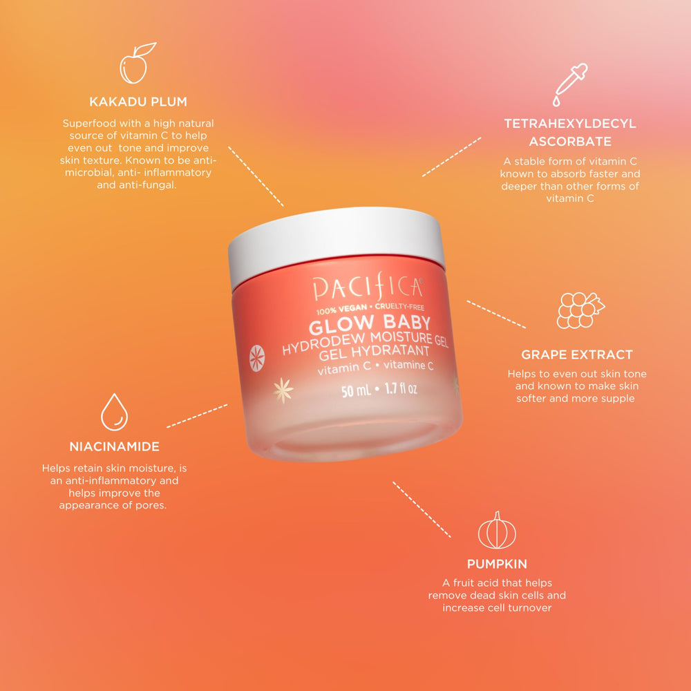Pacifica Glow Baby Hydrodew hyaluronic acid droplets for deep hydration