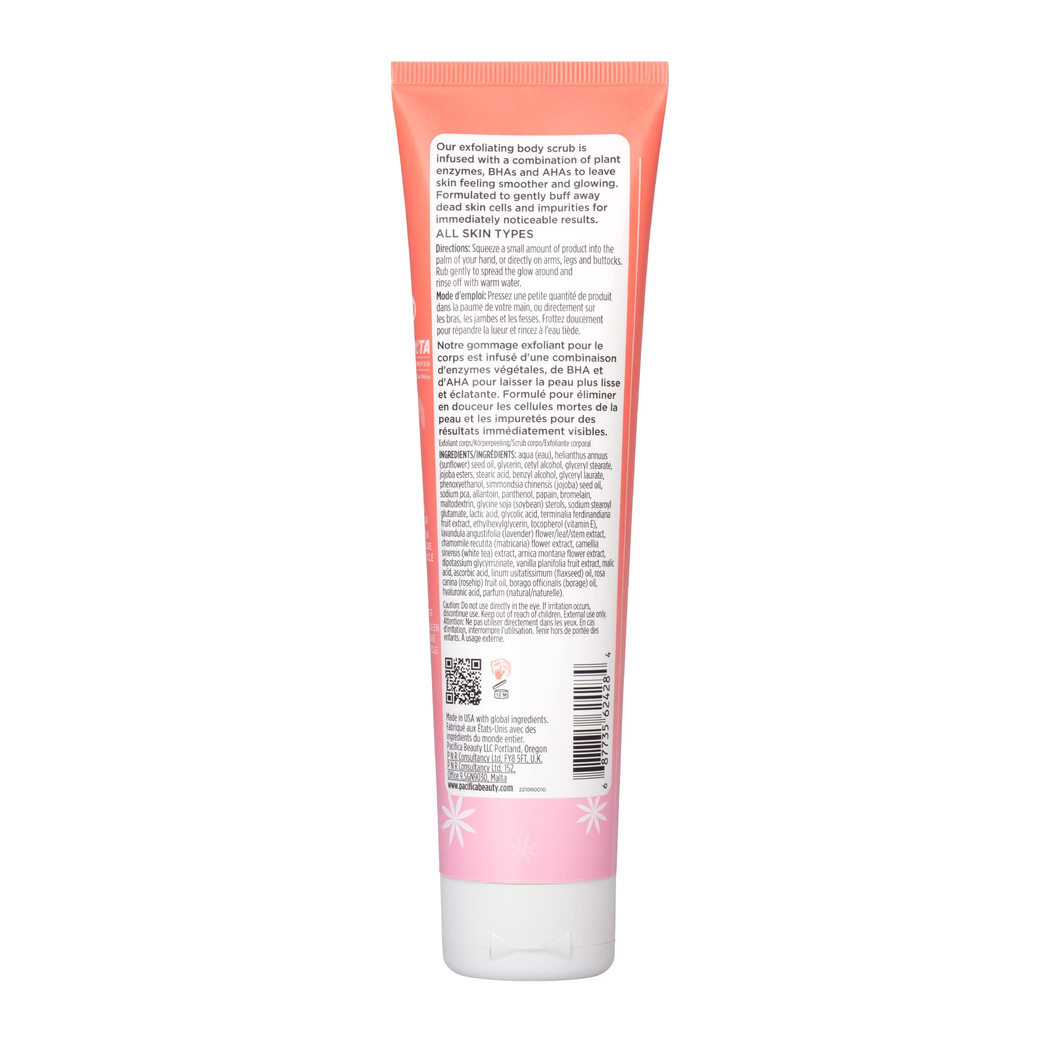 Pacifica Glow Baby Lit glycolic acid action helps lift impurities for smoother skin.