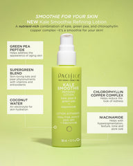Kale Detox foam close-up showing gentle, sulfate-free cleansing.