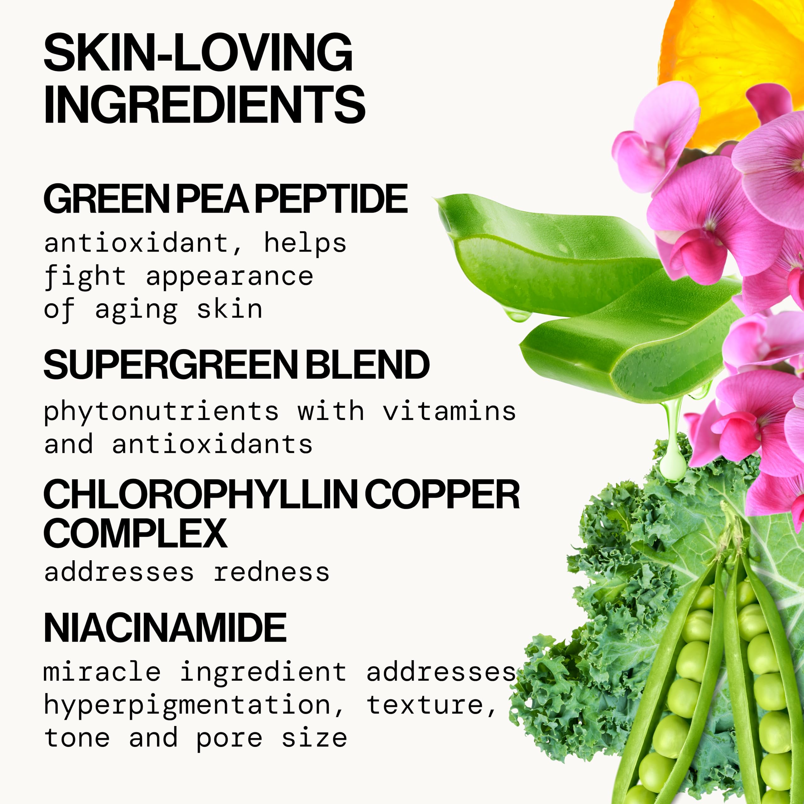 Pacifica Kale Smoothie Face Lotion is vegan and cruelty-free, suitable for sensitive skin.