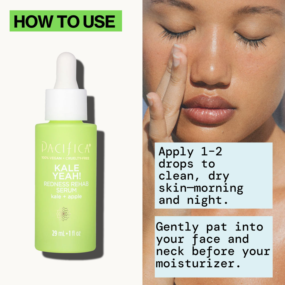 Pacifica Kale Yeah! Fragrance-free badge reassures sensitive skin comfort.