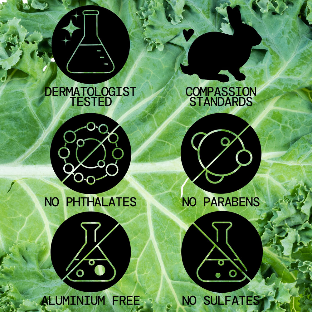 Pacifica Kale Yeah! FYG Peptide Complex label hints at elasticity and calmer skin.