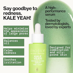 Pacifica Kale Yeah! serum pump demonstrates easy, mess-free application.