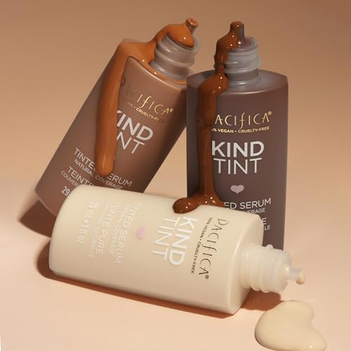 Vitamin C and niacinamide in Pacifica Kind Tint Serum brighten and even tone