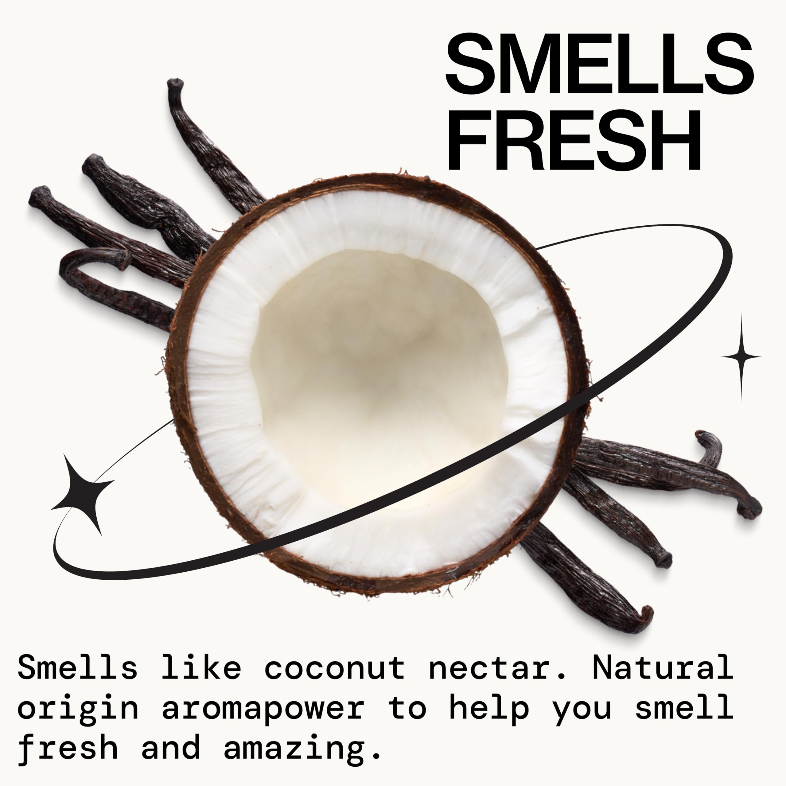 Coconut water in the formula supports natural hydration and shine for hair.