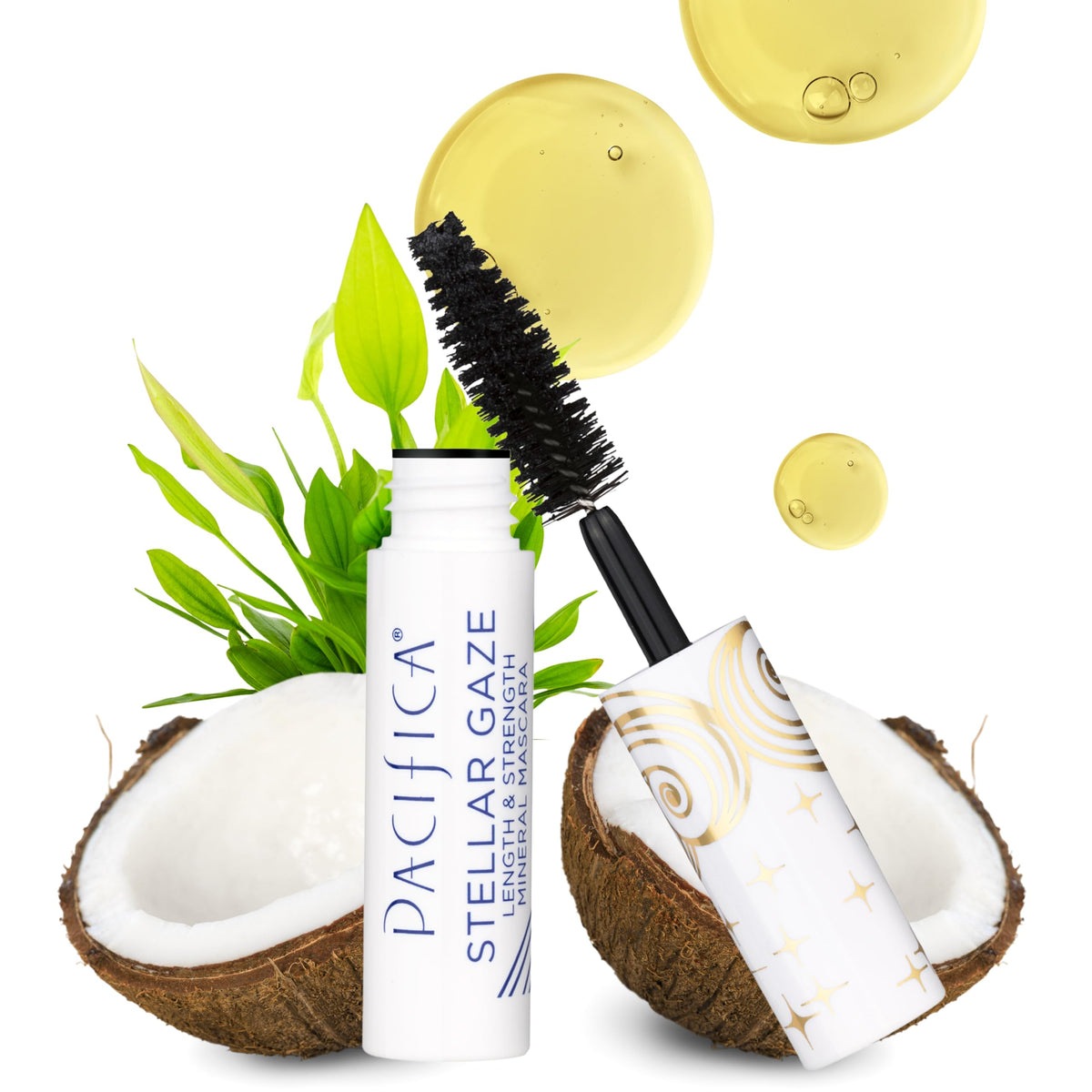 Pacifica Mini Stellar Gaze Mascara supernova black tube delivers length and definition for everyday lashes.
