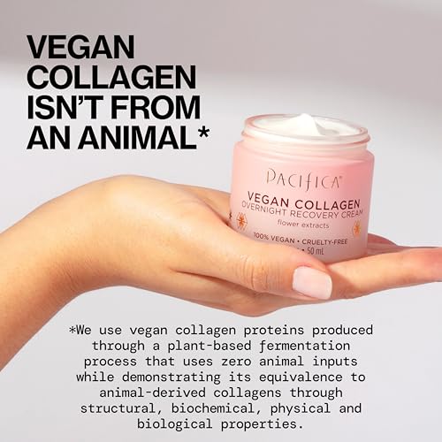 Pacifica Night Cream apply routine demonstrates even application on clean skin