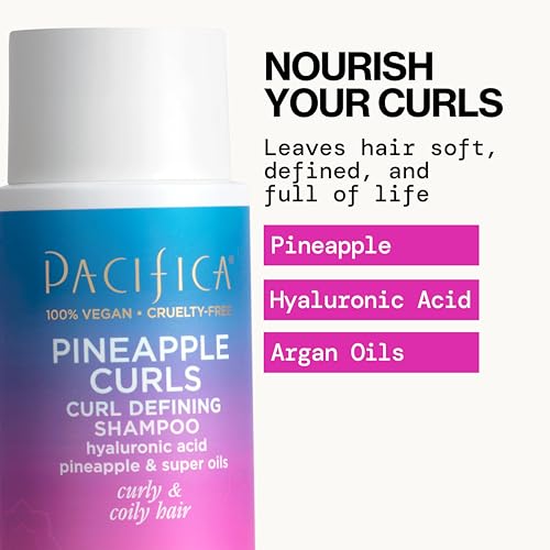 Pacifica Pineapple Swirl Curl Cream tube styles curls with lasting definition.