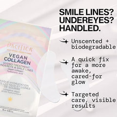 Pacifica Smile Mask Patch Closeup targets hydration for smile lines