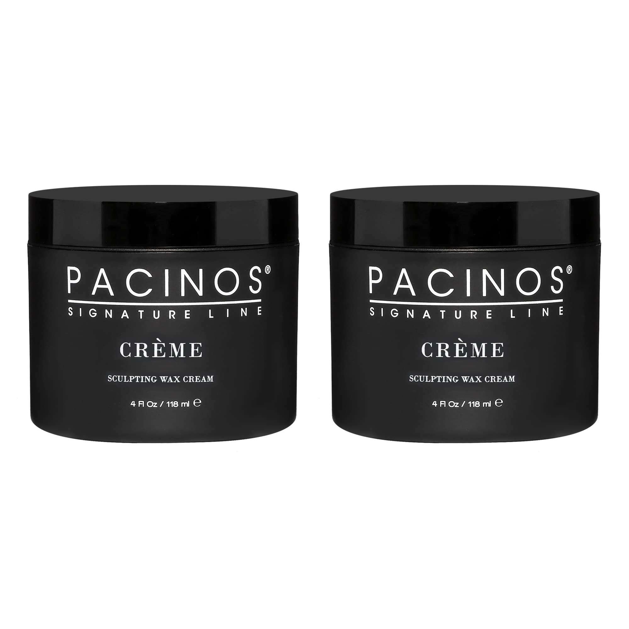 Pacinos Creme Hair Sculpting Wax Cream bottle shot highlights easy wash-out