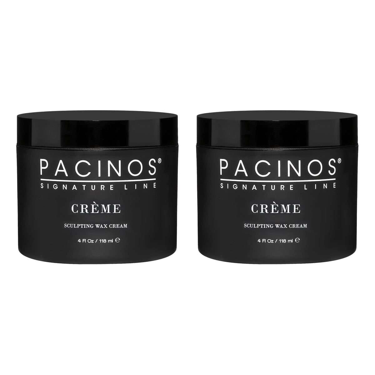 Pacinos Creme Hair Sculpting Wax Cream bottle shot highlights easy wash-out