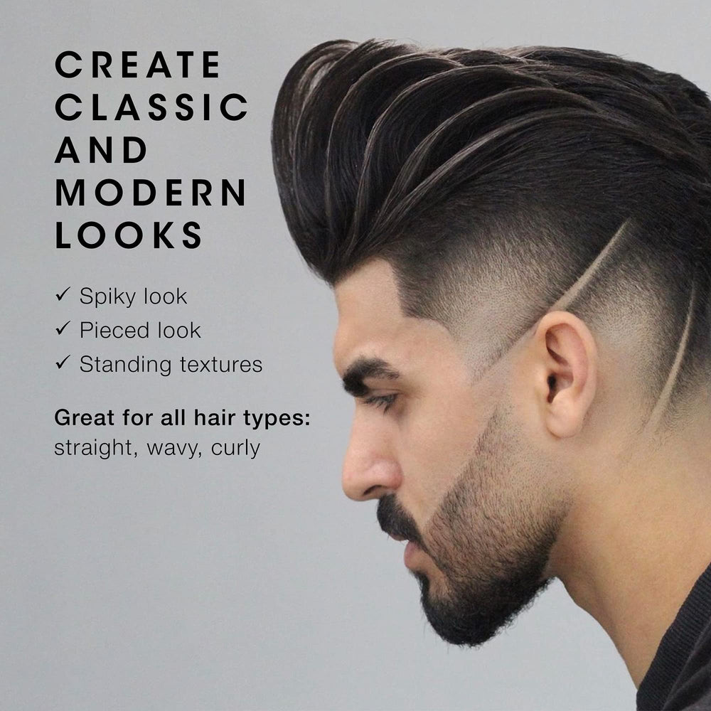 Pacinos Freeze texture look highlights natural volume and defined shape.
