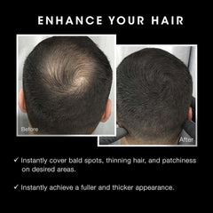 Pacinos Hair Fiber Kit application options shake or pump for even coverage