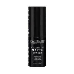 Pacinos Volumizing Matte Hair Powder bottle showing oil control and texture boost