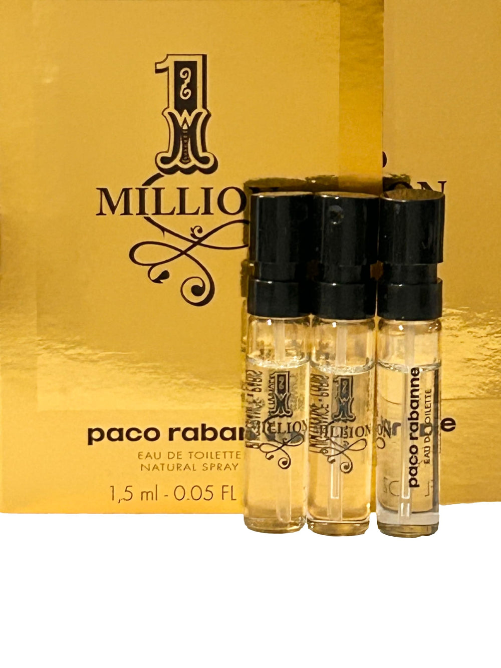 Paco Rabanne 1 Million EDT mini spray 1.5 ml for quick scent lift