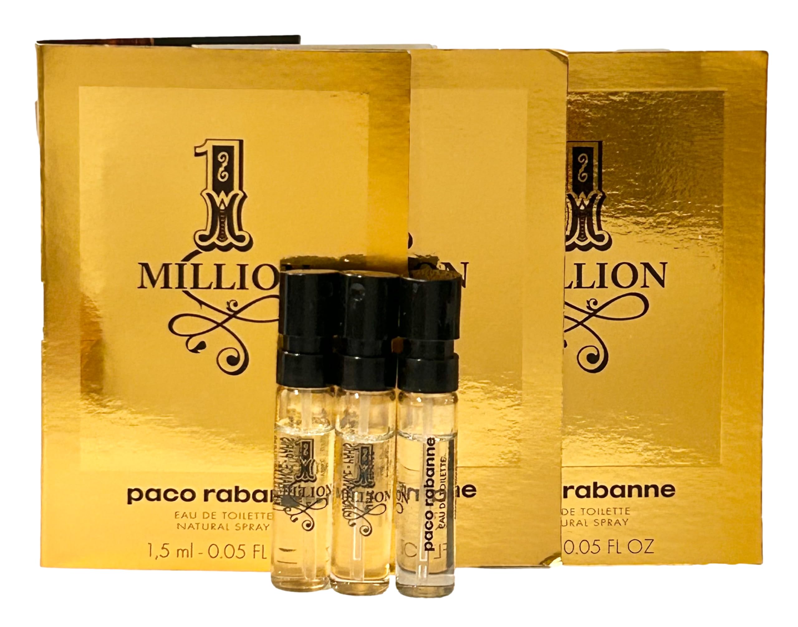 Paco Rabanne 1 Million EDT perfume vial 1.5 ml ideal for carry in bag