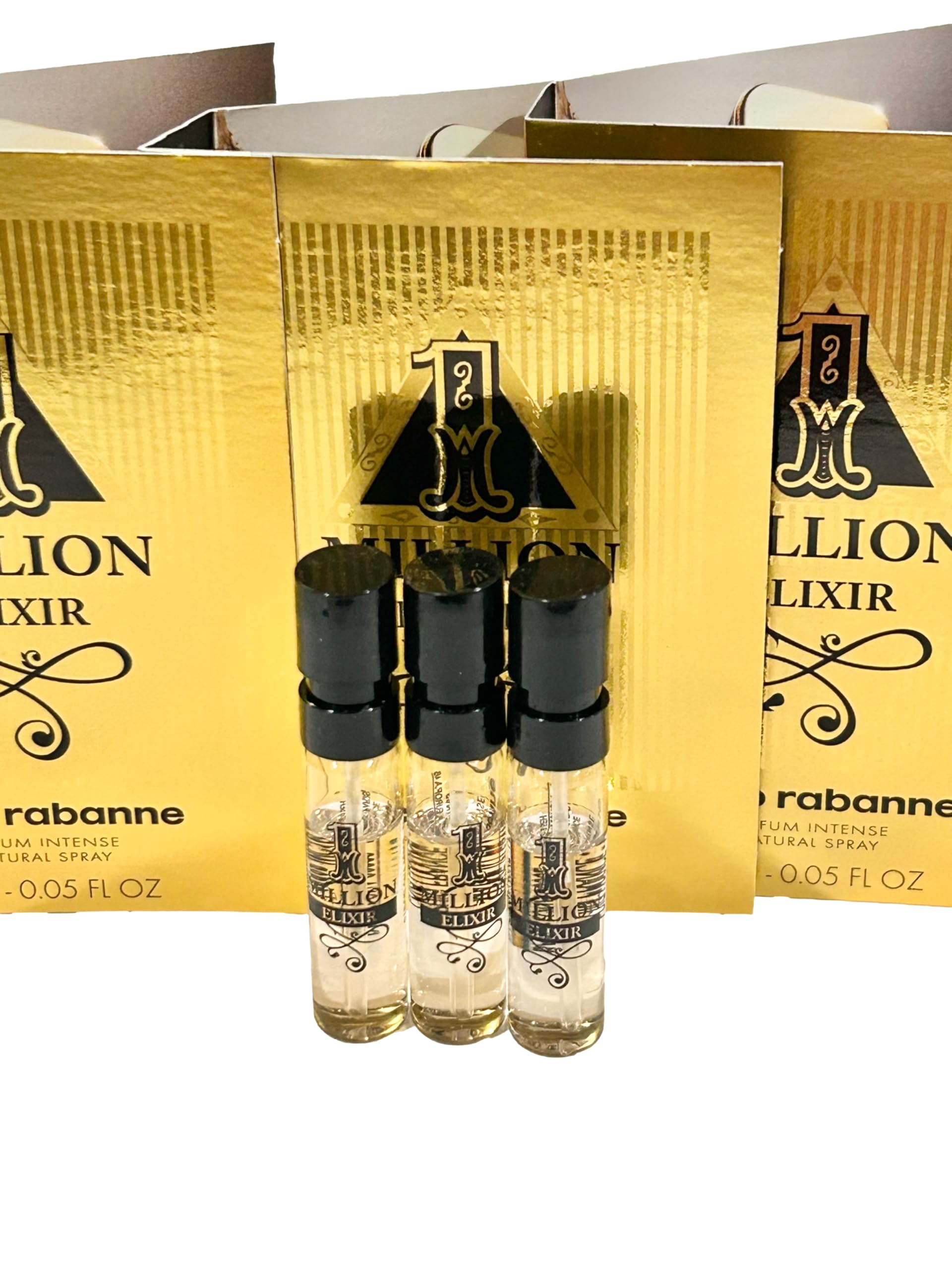 Paco Rabanne 1 Million Elixir Intense mini packaging highlights discreet fragrance on travels