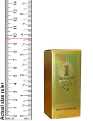 Front view of Paco Rabanne 1 Million Mini Splash highlighting compact design.