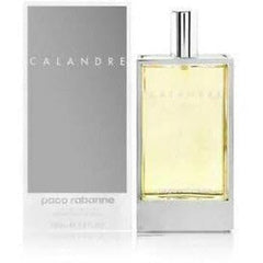 Packaging of Paco Rabanne Calandre EDT showcases refined, French-made presentation