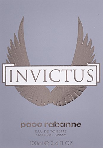 Paco Rabanne Invictus bottle side angle emphasizing premium styling for versatile use.