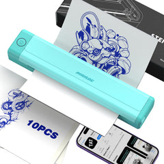 Padieoe tattoo stencil printer front view for on-the-go stencil creation