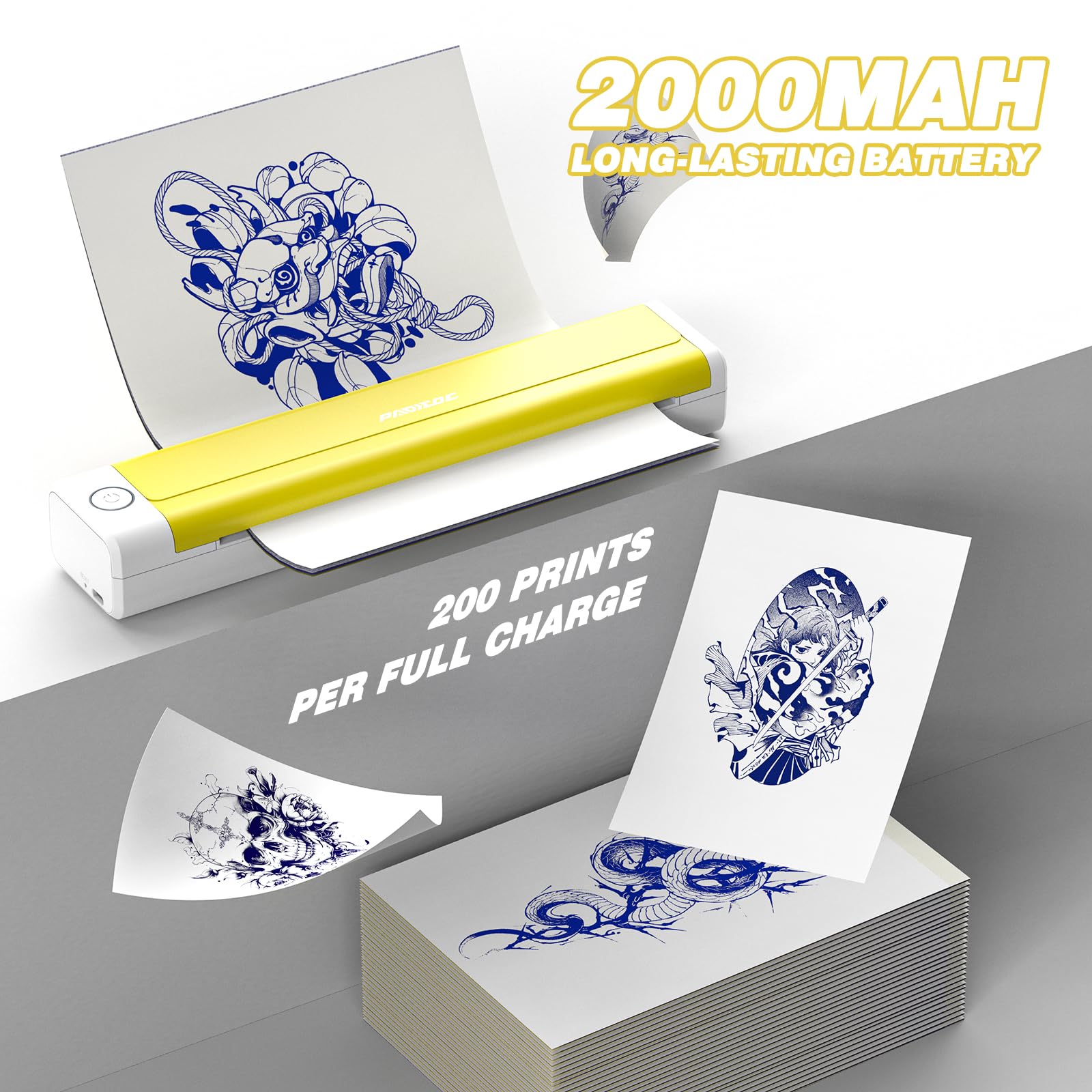 Padieoe tattoo transfer paper 10pcs included for immediate testing.