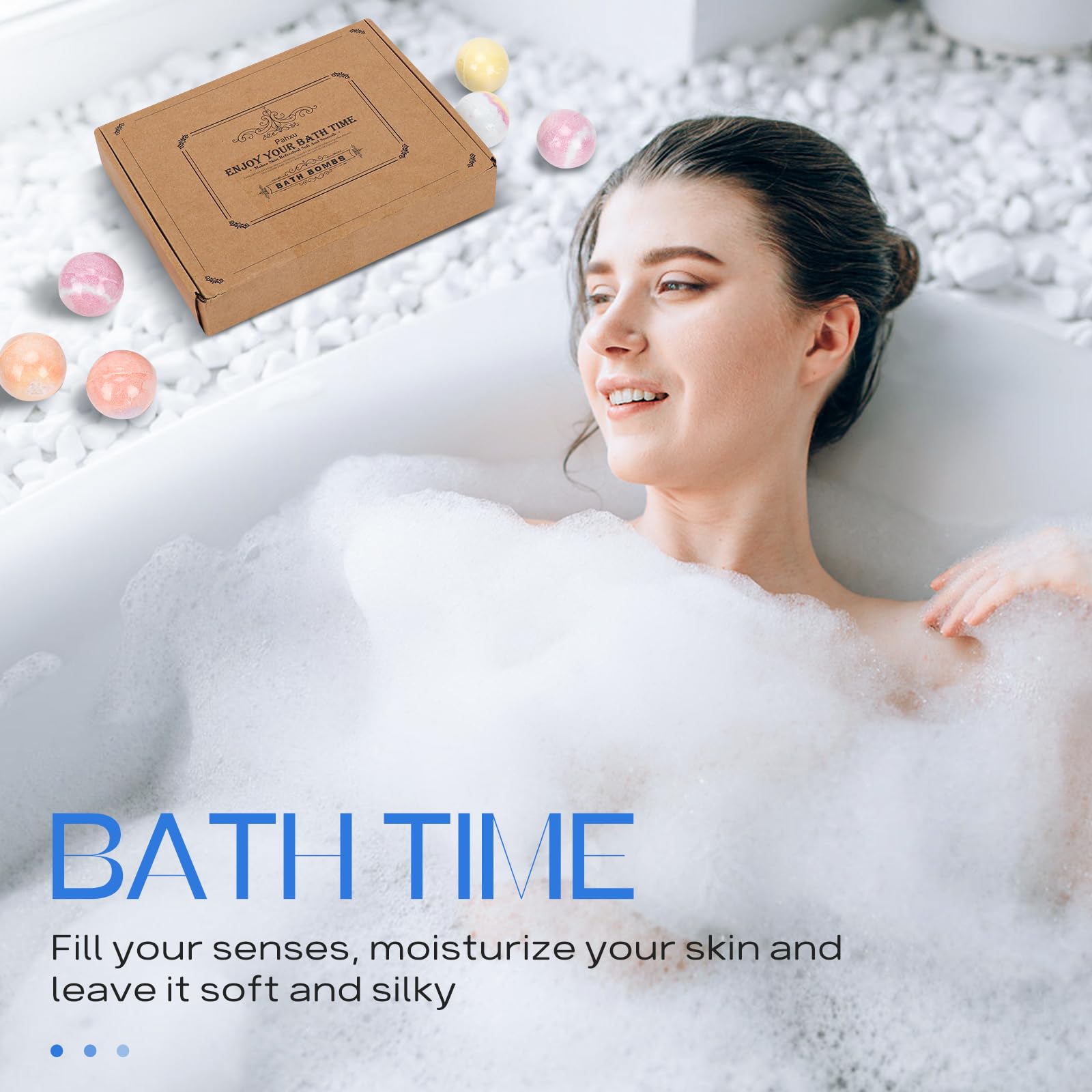 Pahxu bath bombs natural ingredients for a gentle soak