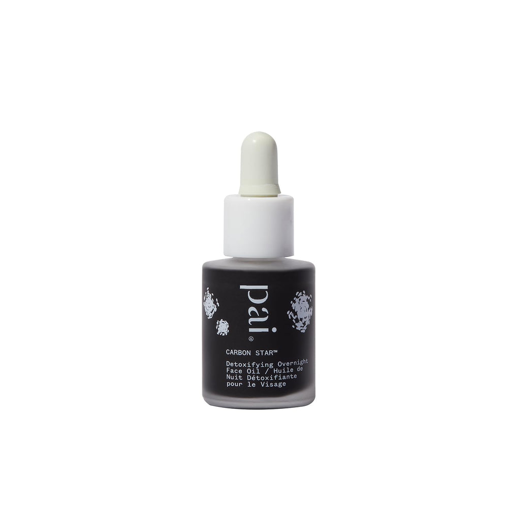 Pai Skincare Carbon Star Detoxifying Oil bottle for overnight clarity