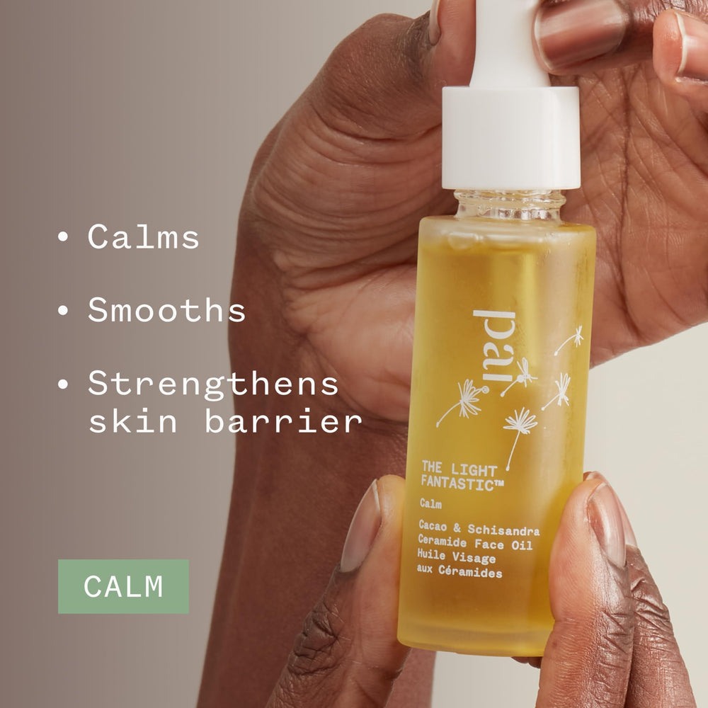 PAI SKINCARE Light Fantastic oil in routine setup ready to complement moisturizer.