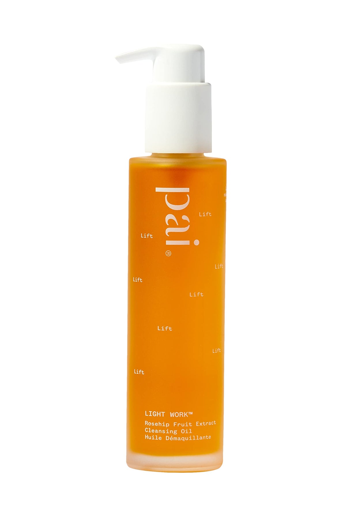 PAI SKINCARE Light Work cleansing oil bottle pour shows gentle makeup removal for calm skin.