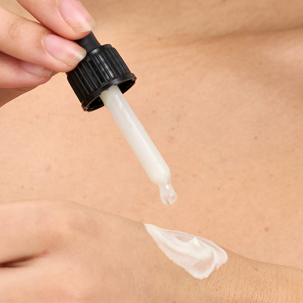 Room for mixing booster with existing skincare routine for customization