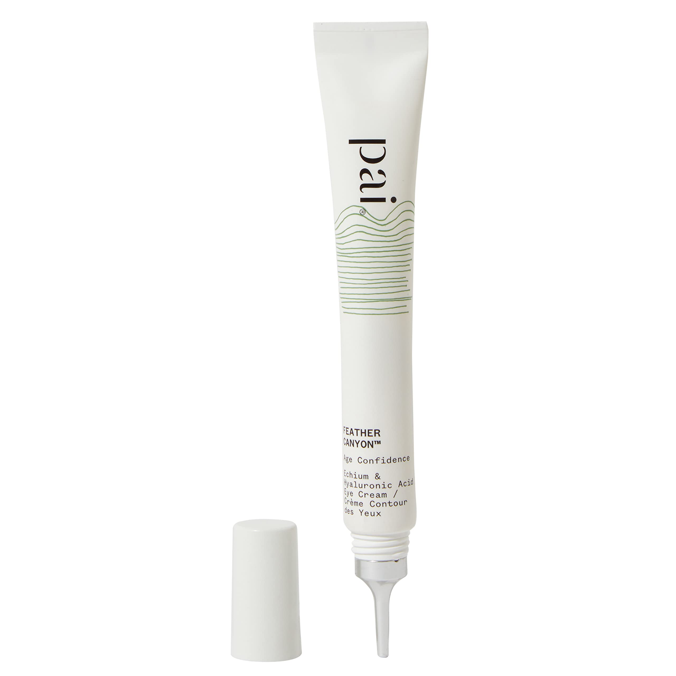 PAI SKINCARE Echium and Hyaluronic Eye Cream packaging with vegan, clean design.