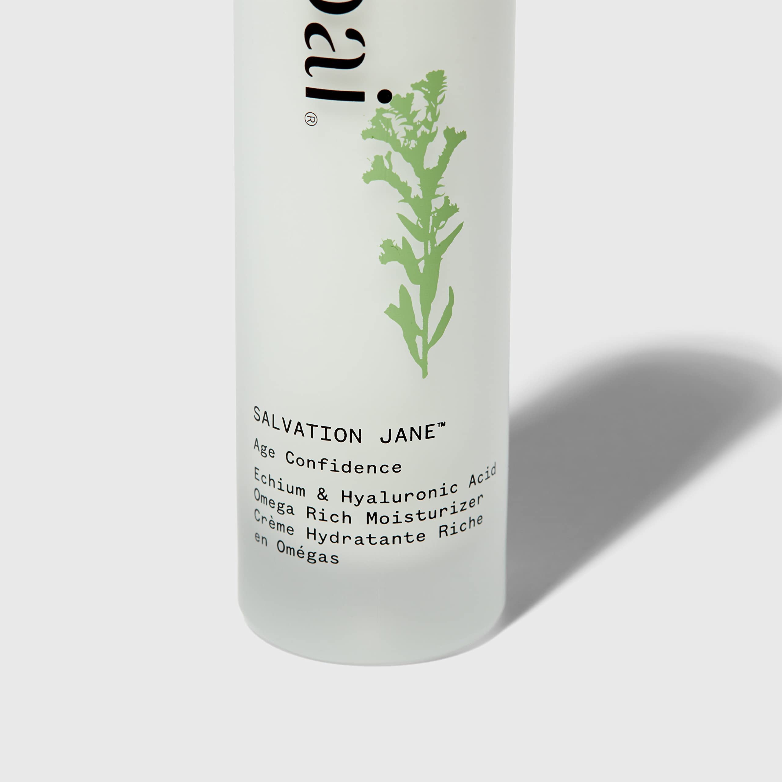 Pai Skincare Salvation Jane label close-up emphasizes fragrance-free formula