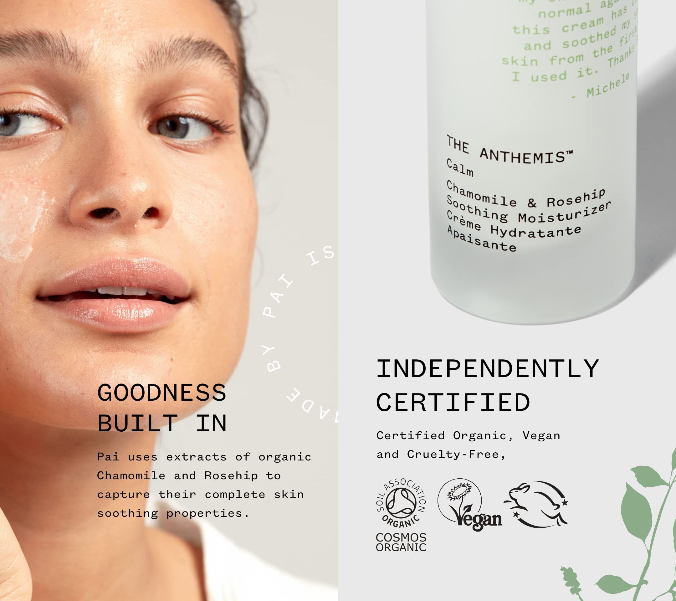 PAI SKINCARE The Anthemis chamomile flowers suggesting soothing aroma