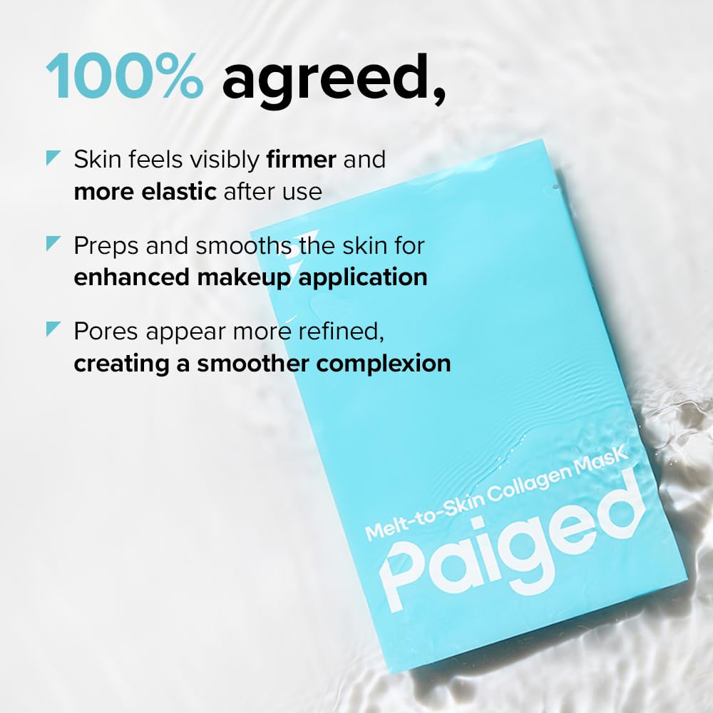 PAIGED illustration of collagen delivery and skin penetration