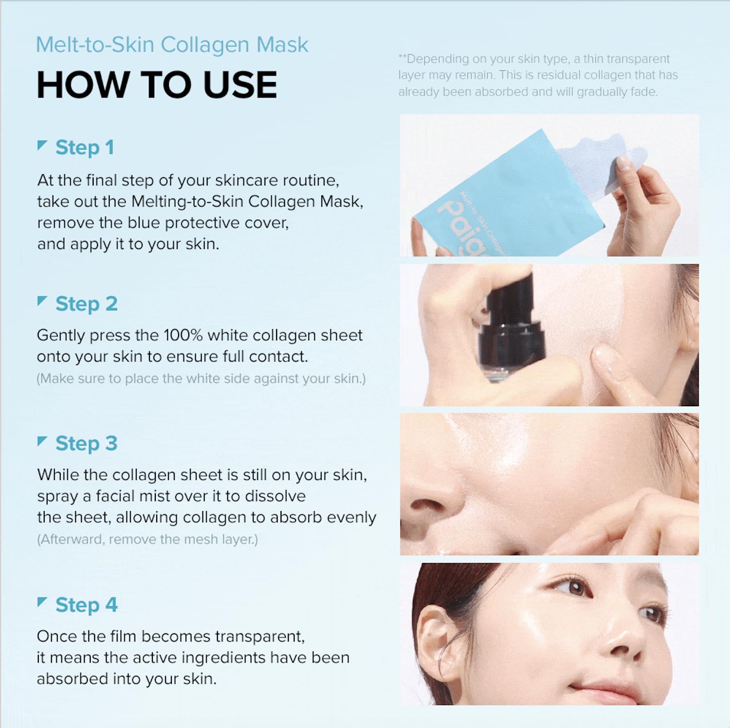 PAIGED packaging highlights premium collagen-infused Korean skincare