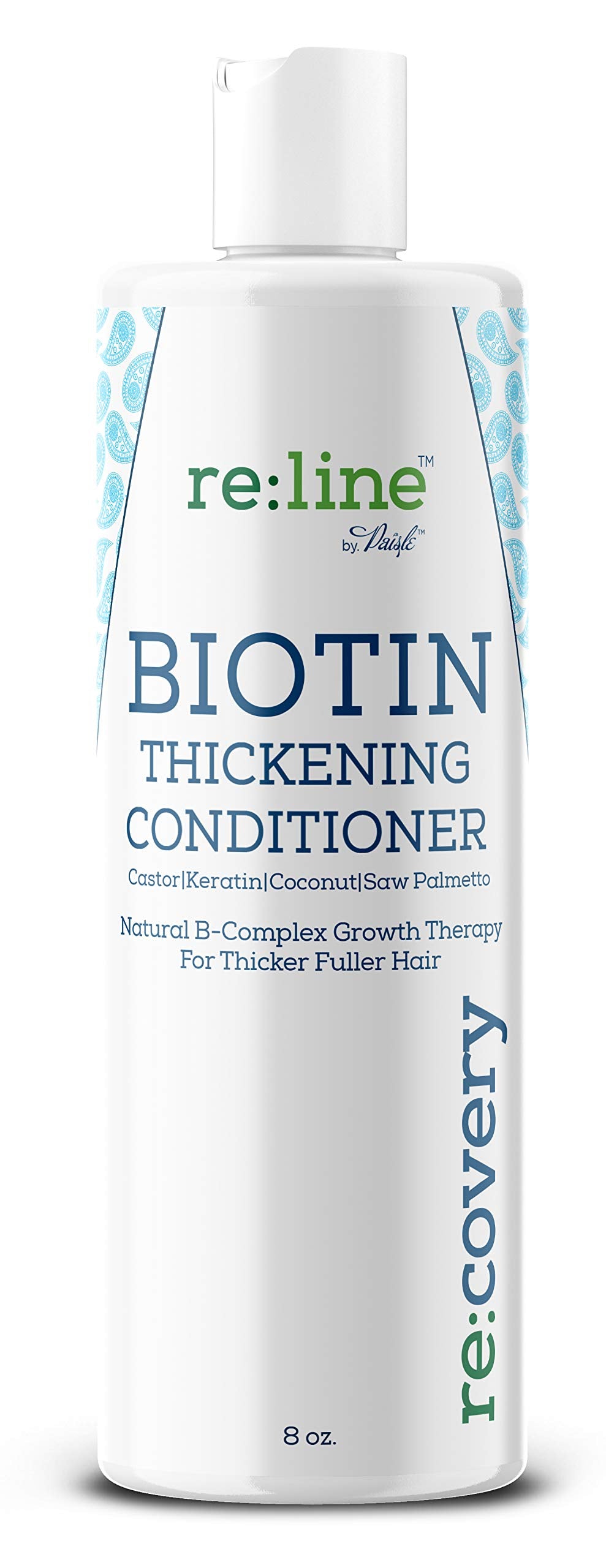 Paisle Botanics Biotin Hair Growth conditioner application highlights scalp nourishment for healthy roots.